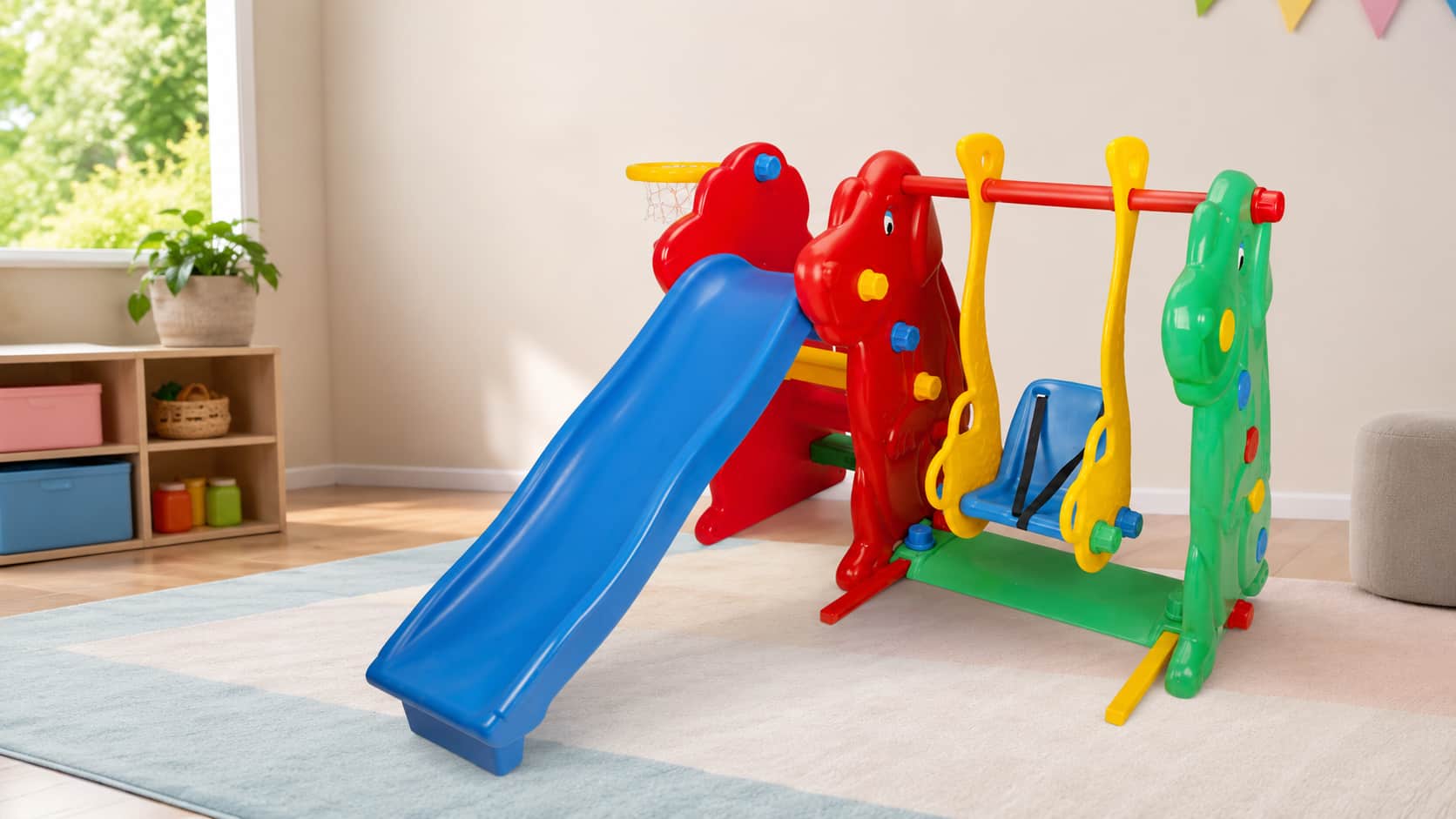 Escorregador com balanço: quando comprar esse modelo